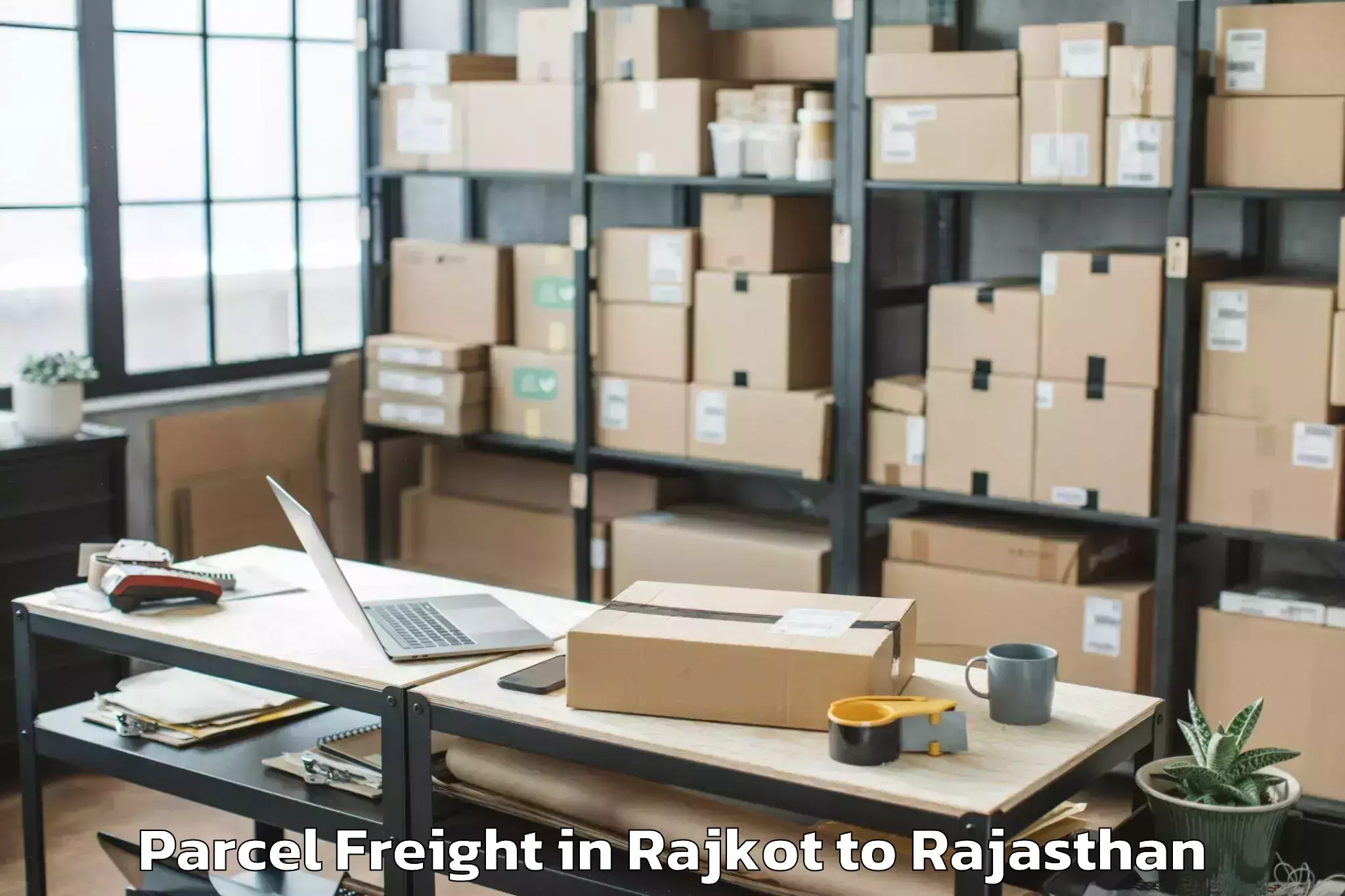 Efficient Rajkot to Sawai Madhopur Parcel Freight